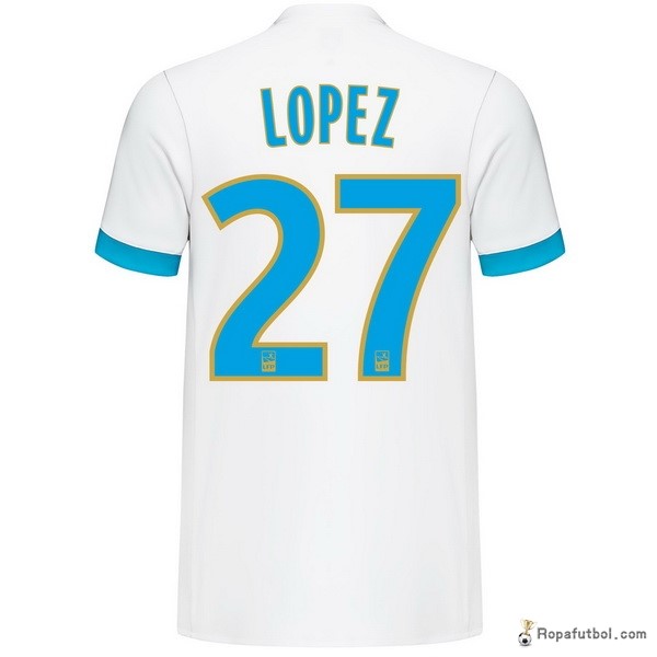 Camiseta Marsella Replica Primera Ropa Lopez 2017/18